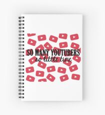 So Many Youtubers Spiral Notebook
