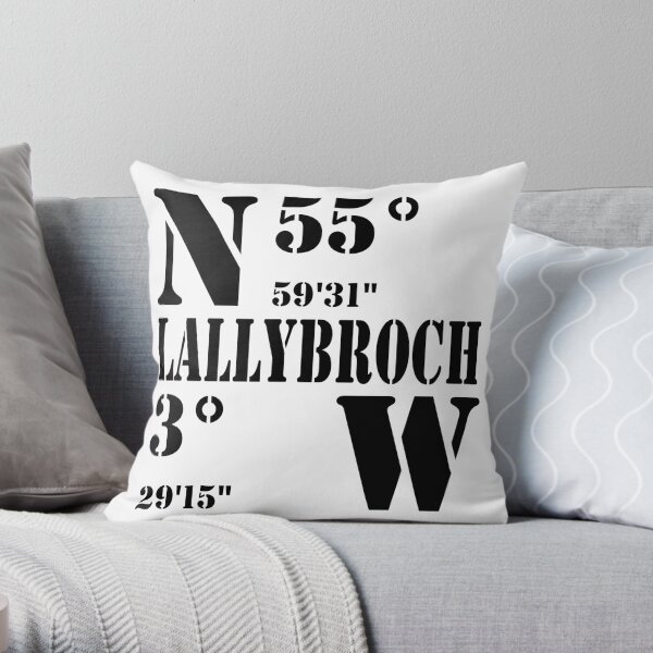 Lallybroch Throw Pillow