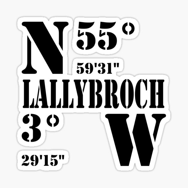 Lallybroch Sticker