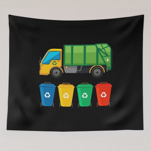 Item preview, Recycling Trash Truck Design Gift designed and sold by inspiredtrend.