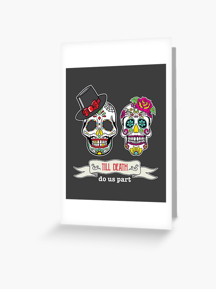 Sugar Skulls Anniversary Card