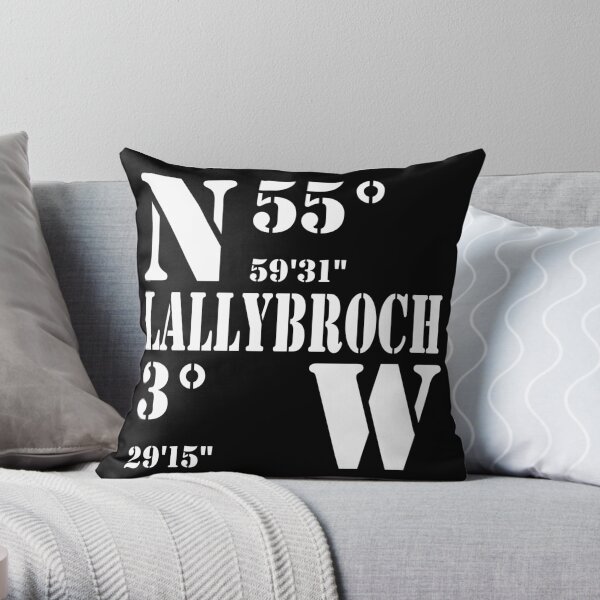 Lallybroch Throw Pillow