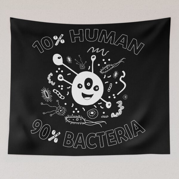 Item preview, 10% Human 90% Bacteria Funny Micro Biology Trendy TShirt T-Shirt Gift Idea designed and sold by Adriancryp.