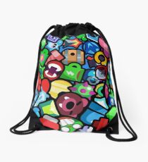Brawl Stars Pattern Drawstring Bag