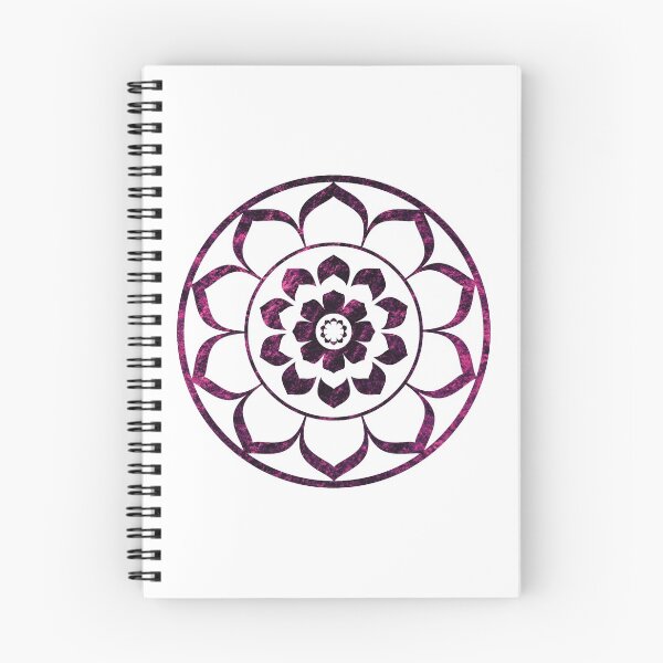 Aperçu de l'œuvre Mandala Minimal Rose créée et vendue par Alpha-design.