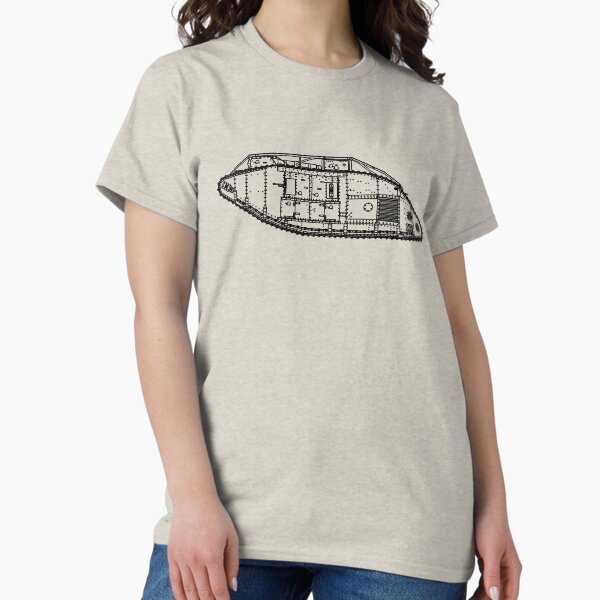 Item preview, Mark V - British WW1 Tank Drawing designed and sold by BERGULATOR.