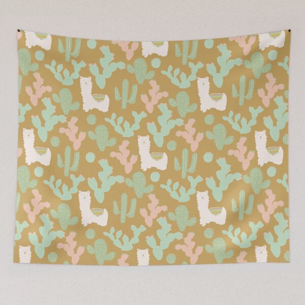 Item preview, Llamas and Cacti designed and sold by southerlydesign.