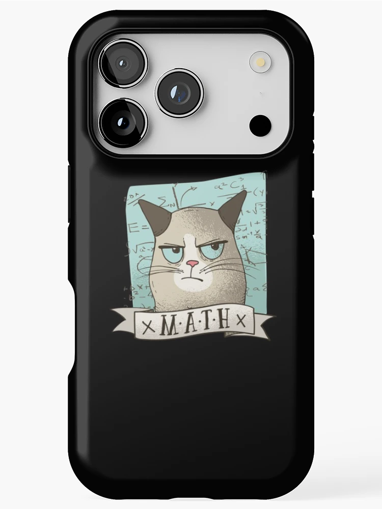 Thumbnail 1 of 4, iPhone Case, Grumpy Cat (Math) designed and sold by Timcito.