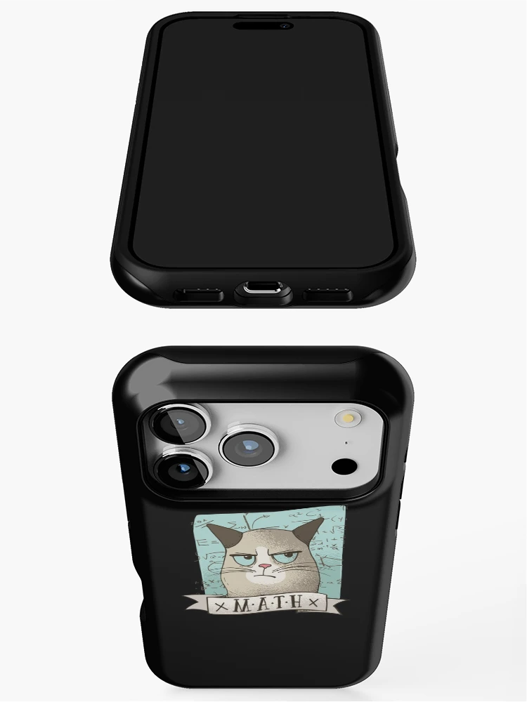 Thumbnail 3 of 4, iPhone Case, Grumpy Cat (Math) designed and sold by Timcito.