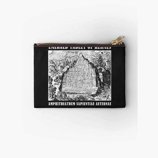 Item preview, Emerald Tablet of Hermes Hermetic Alchemy Emblem designed and sold by h44k0n.