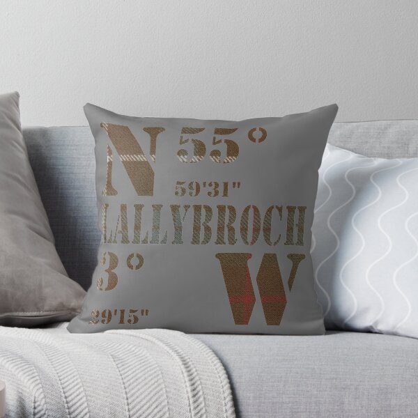 Lallybroch Throw Pillow