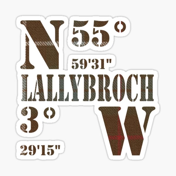 Lallybroch Sticker