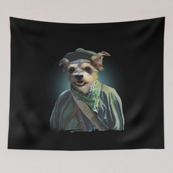 Item preview, Partisan Rebel Terrier Dog designed and sold by Merch-Tees.
