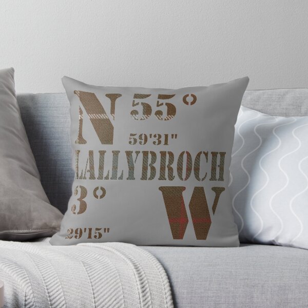 Lallybroch Throw Pillow
