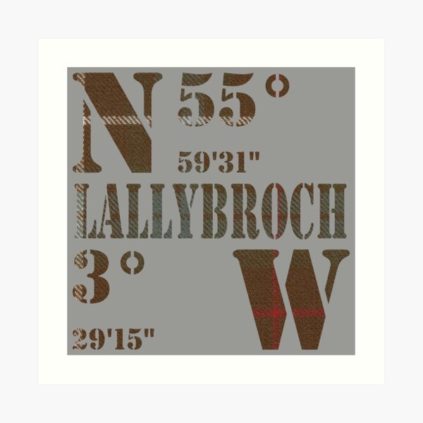 "Lallybroch" Art Print by PoshJocks | Redbubble