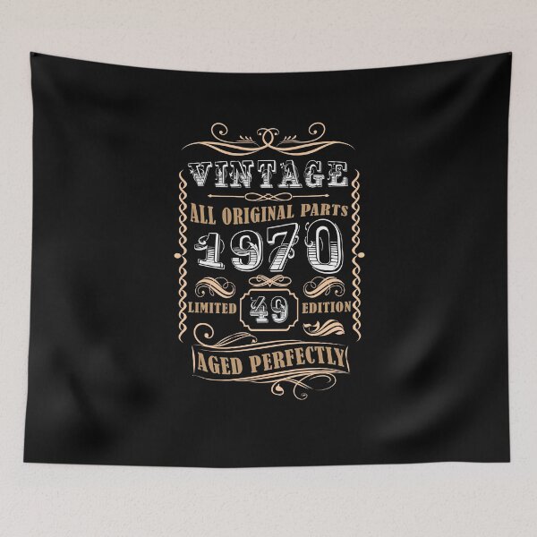 Item preview, Vintage 1970 - 49th Birthday Gift For Men  designed and sold by eulonix.