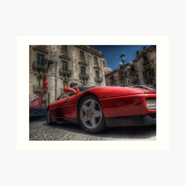 Ferrari Testarossa Art Print