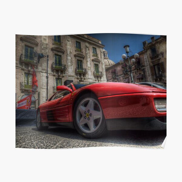 Ferrari Testarossa Poster