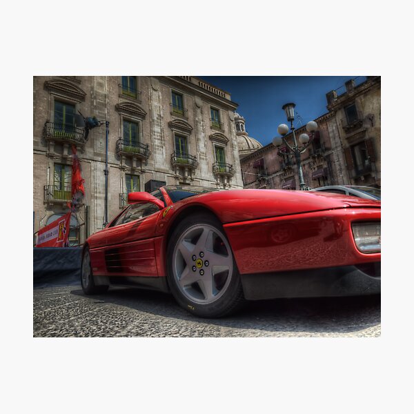Ferrari Testarossa Photographic Print