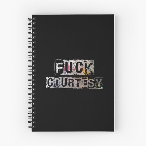 Item preview, Fuck Courtesy designed and sold by Cauto-DiPelo.