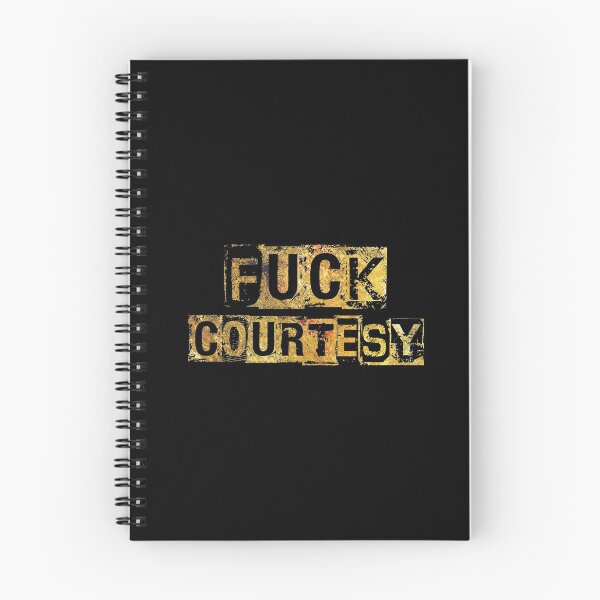 Item preview, Fuck Courtesy designed and sold by Cauto-DiPelo.