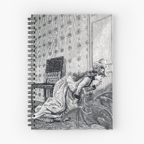 Item preview, Woman and Dragon Eavesdropping, A Week of Kindness,  Max Ernst designed and sold by forgottenbeauty.