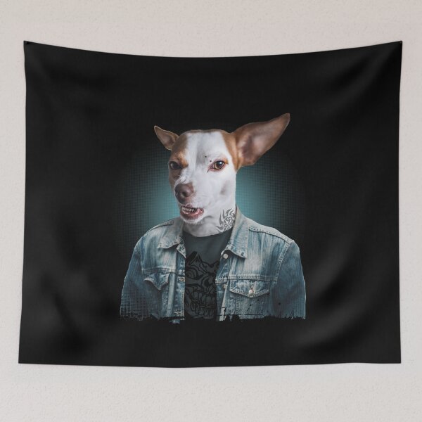 Item preview, Mean Little Jack Russell Dog designed and sold by Merch-Tees.