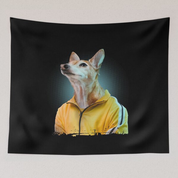 Item preview, Keep Fit Tracksuit Training Dog designed and sold by Merch-Tees.