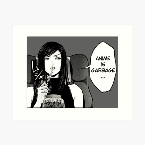 Item preview, Anime is Garbage | Prison School designed and sold by mangaBear.