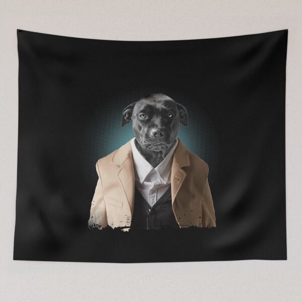 Item preview, Staffordshire Bull Terrier City Banker designed and sold by Merch-Tees.