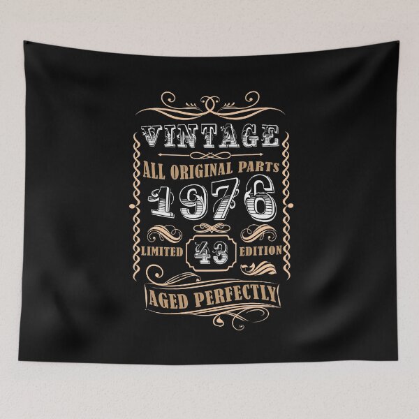 Item preview, Vintage 1976 - 43rd Birthday Gift For Men designed and sold by eulonix.