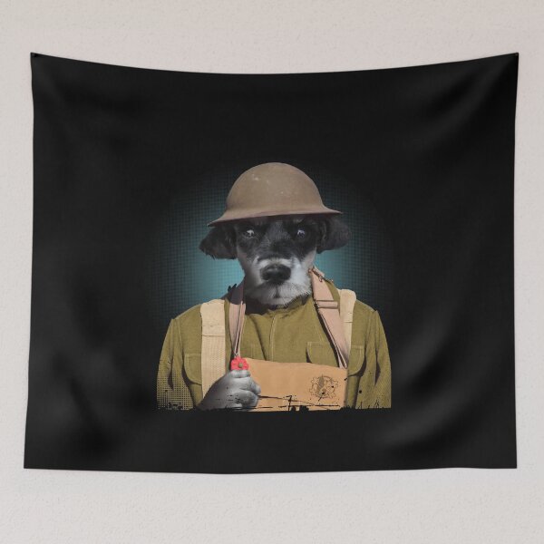 Item preview, World War Two Private Military Dog- Tally Ho designed and sold by Merch-Tees.