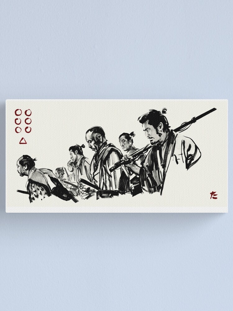 Alternate view of Seven Samurai Canvas Print