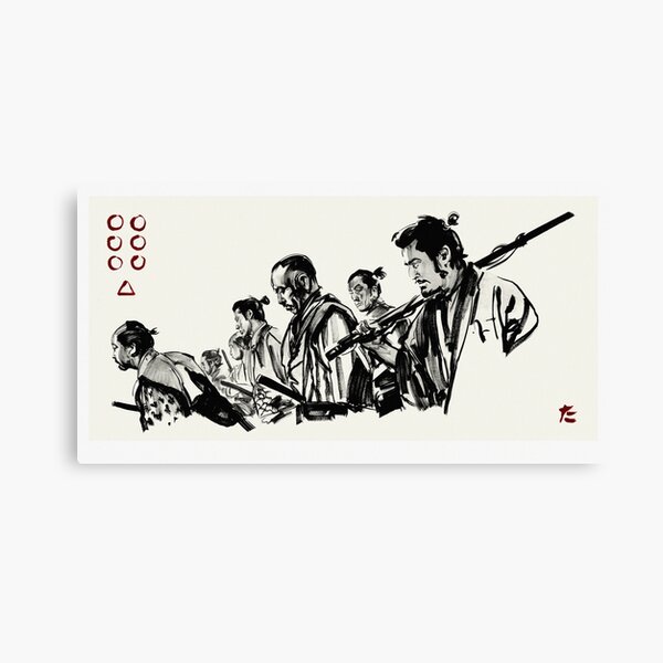 Seven Samurai Canvas Print