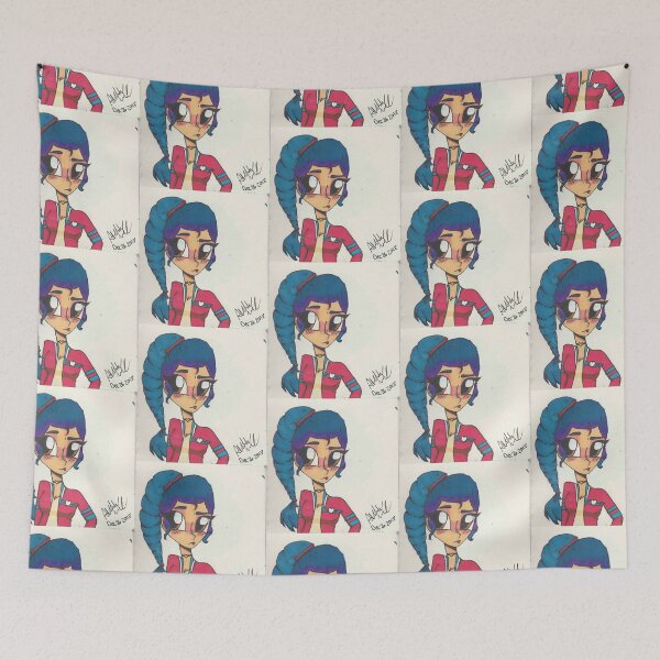 Item preview, Blue haired girl designed and sold by UnicornDaya.