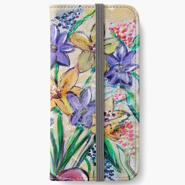 Wild Flowers for a Friend iPhone Wallet