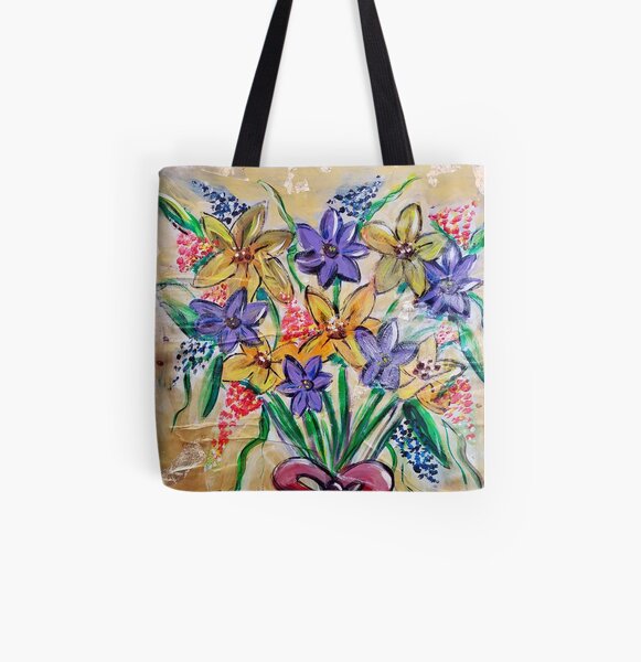 Wild Flowers for a Friend All Over Print Tote Bag