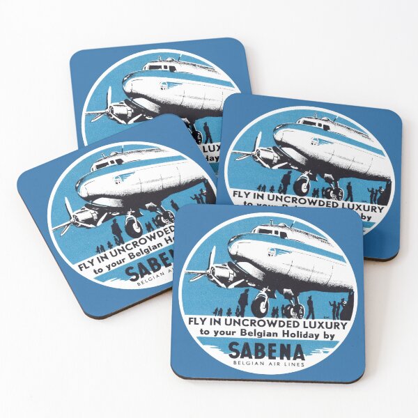 Item preview, 1955 Sabena Airlines designed and sold by historicimage.