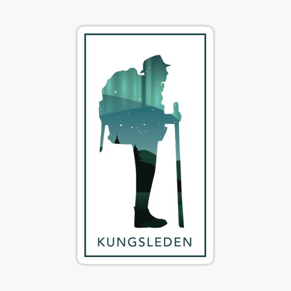 Kungsleden Schweden Sticker