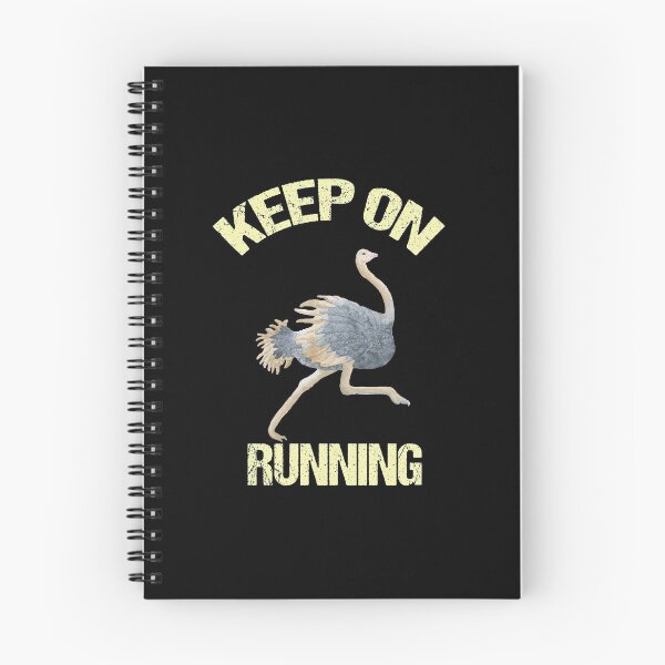 Item preview, Keep On Running Ostrich Motivational designed and sold by LarkDesigns.
