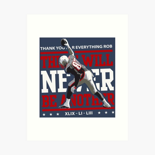 Rob Gronkowski Jersey Art Board Print for Sale by Tate Breeland