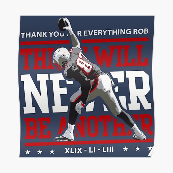 Rob Gronkowski NEW ENGLAND PATRIOTS PIXEL ART 11 Poster