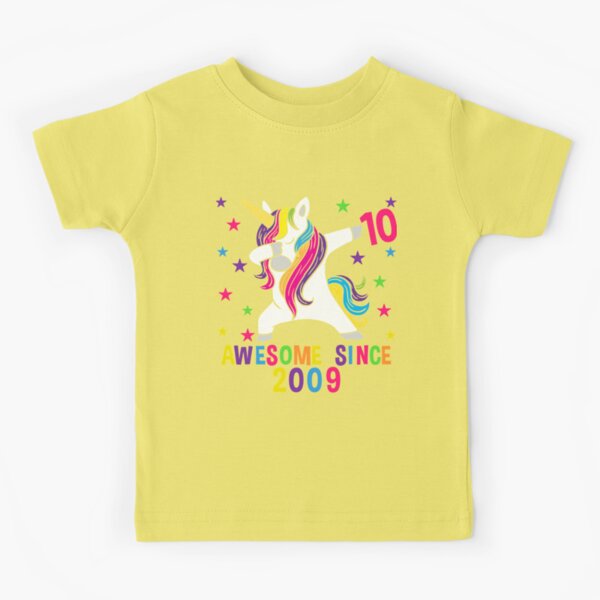 Unicorn Rainbow 2009 10 Year Old 10th Birthday Gift T Shirt Unicorn Rainbow 2009 10 Year Old 10th Birthday Gift T Shirt