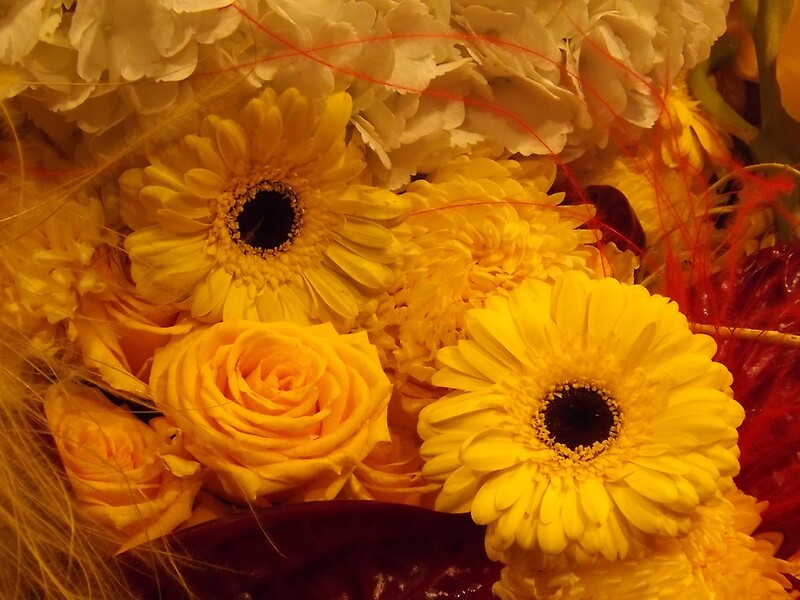 "Colorful Flowers, New York City" by lenspiro Redbubble