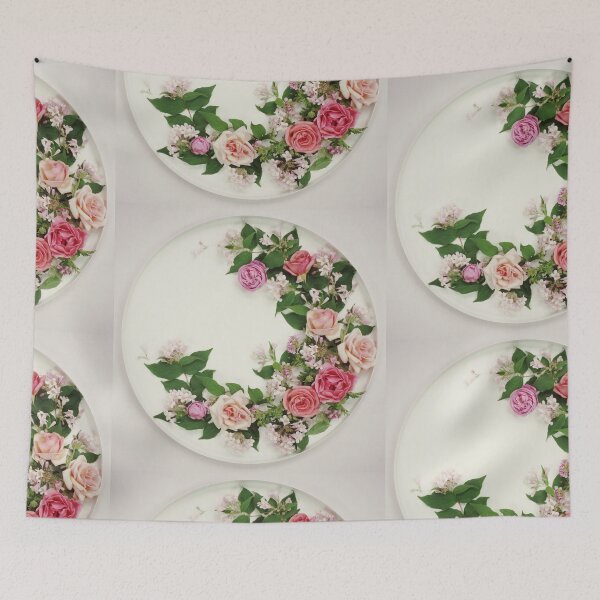 Item preview, rose platter designed and sold by 3magpielane.