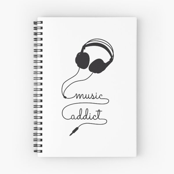 Item preview, headphone music addict   designed and sold by beakraus.