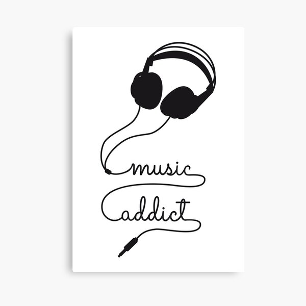 lost in music with headphone Sticker for Sale by beakraus