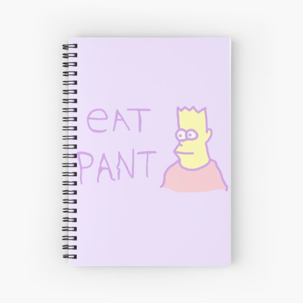 Sad Bart Simpson Spiral Notebooks for Sale