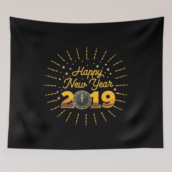Item preview, Happy New Year Welcome Fireworks 2019 New Year's Eve Gift designed and sold by haselshirt.
