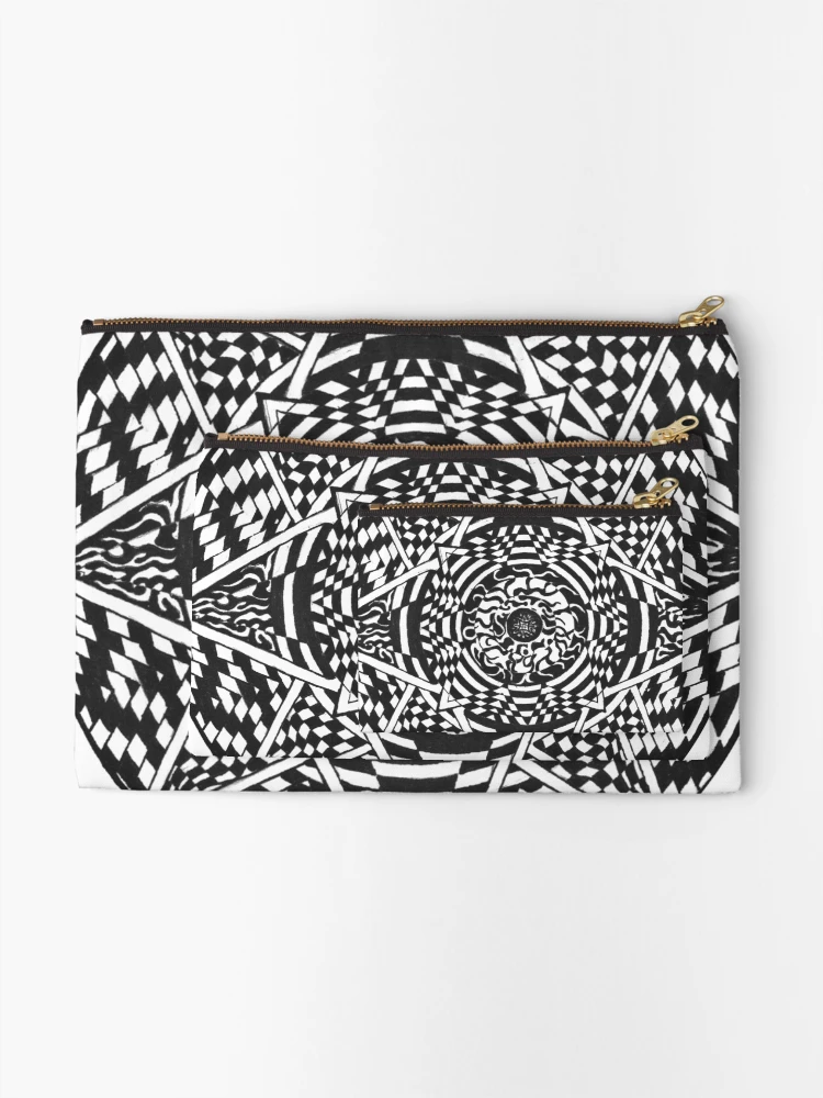 Thumbnail 2 of 4, Zipper Pouch, Infinity In Ink designed and sold by krissaklein.